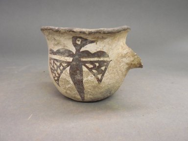 She-we-na (Zuni Pueblo). <em>Cup</em>, 19th century. Clay, slip, height: 2 3/16 in. (5.6cm). Brooklyn Museum, Brooklyn Museum Collection, X949.17. Creative Commons-BY (Photo: Brooklyn Museum, CUR.X949.17.jpg)