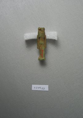  <em>Figure of Hathor</em>. Faience Brooklyn Museum, Brooklyn Museum Collection, X249.23. Creative Commons-BY (Photo: Brooklyn Museum, CUR.x249.23_View2.jpg)