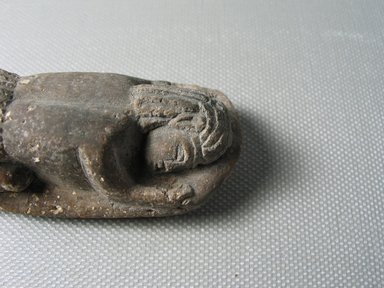  <em>Erotic Figure of a Female</em>, 664-525 B.C.E. Clay, 1/2 x 11/16 x 2 5/16 in. (1.3 x 1.8 x 5.8 cm). Brooklyn Museum, Brooklyn Museum Collection, X865.2. Creative Commons-BY (Photo: Brooklyn Museum, CUR.x865.2_view05.jpg)