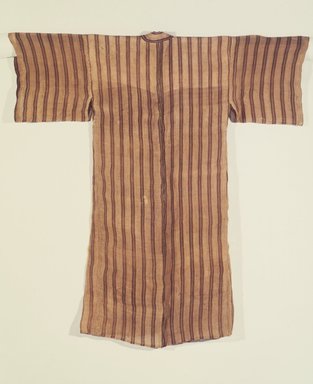  <em>Kimono (Robe)</em>, 19th century. Banana-palm fiber, cotton, 49 x 45 in. (124.5 x 114.3 cm). Brooklyn Museum, Gift of Robert S. Anderson, 2017.43.2. Creative Commons-BY (Photo: Brooklyn Museum, TL1984.167.2_transp4674.jpg)