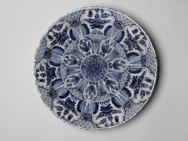 Cornelis de Keizer. <em>Charger</em>, ca. 1668. Glazed earthenware, Diameter: 14 1/4 in. (36.2 cm). Brooklyn Museum, Brooklyn Museum Collection, X238. Creative Commons-BY (Photo: Brooklyn Museum, X238_PS2.jpg)