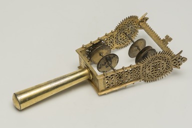 Amhara. <em>Sistrum</em>, 20th century. Brass, 9 1/16 x 3 9/16in. (23 x 9cm). Brooklyn Museum, Brooklyn Museum Collection, X798.2. Creative Commons-BY (Photo: Brooklyn Museum, X798.2_view01_PS11.jpg)