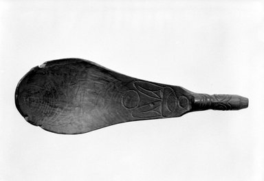 Canadian Inuit. <em>Carved Spoon</em>, 1901-1933. Wood, 5 x 1 7/8in. (12.7 x 4.8cm). Brooklyn Museum, Brooklyn Museum Collection, X844.11. Creative Commons-BY (Photo: Brooklyn Museum, x844.11_bw.jpg)