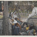 Jesus, Mary Magdalene, and Martha at Bethany (Jésus à Bethanie, Marie, Madeleine et Marthe)