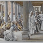 Jesus Walks in the Portico of Solomon (Jésus se promène dans le portique de Salomon)