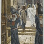 Jesus Forbids the Carrying of Loads in the Forecourt of the Temple (Jésus empêche de porter les fardeaux dans le parvis du Temple)