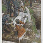 The Body of Jesus Carried to the Anointing Stone (Le corps de Jésus porté à la pierre de lonction)