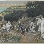 Jesus Heals the Blind and Lame on the Mountain (Sur la montagne Jésus guérit les aveugles et les boiteux)