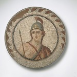 Mosaic of Personification of Roma in a Medallion