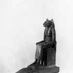 Figure of Bast or Sekhmet Seated on a Throne