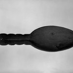 Spoon with an Oval Bowl and Carved Handle