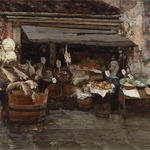 Market Scene in Venice