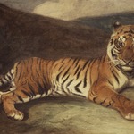 Tiger Reclining (Tigre couché)