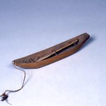 Long, Narrow Toy Canoe