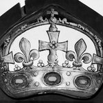 Panel depicting Jewelled Crown