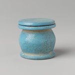 Undecorated Kohl Jar with Lid