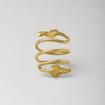 Finger Ring with Busts of Deities