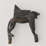 Lion-Shaped Support for a Throne