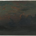 Sunset - Last Reflections - Cloud Study