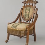 Folding Armchair (reception) (Renaissance Revival style)
