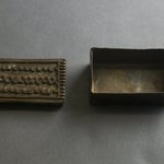Gold Weight Rectangular Box with Decorated Lid