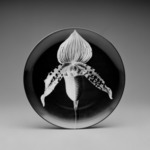 Plate, "Orchid"