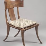Klismos Side Chair with Cushion