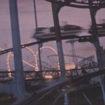 Roller Coaster at Night