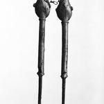 Pair of Figurated Staffs (Edan Ogboni)