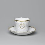 Cup and Saucer from a Twelve Piece Tea Service