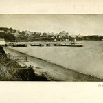 Village and Dock, Shelter Island, Long Island