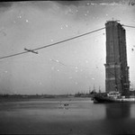 Construction of Brooklyn Bridge
