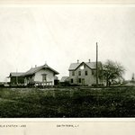 Hotel and Station, Smithtown, Long Island