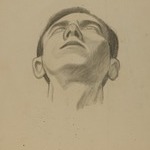 [Untitled] (Head of a Man as Seen from Below)