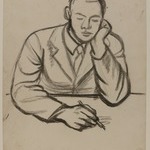 [Untitled] (Man Seated Writing)