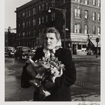 Woman with Groceries Crossing the Street (Sutter Avenue, Brownsville)