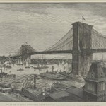 The New York and Brooklyn Suspension Bridge from the Brooklyn Side