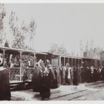 Veiled Women Boarding a Train, One of 274 Vintage Photographs