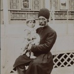 Dowlet Morad Bek & child (Torkmen),  One of 274 Vintage Photographs