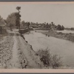 Thatched Cottage by River, possibly Caspian Area, One of 274 Vintage Photographs