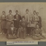 A Young  Persian Officer and His Attendants, One of 274 Vintage Photographs