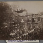 A Crowd of Men and Women gathered to Celebrate the Granting of a Constitution III,  One of 274 Vintage Photographs