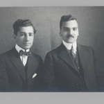 Portrait of Seyyid Hasan Taqizadeh and Husayn Reza Khan, One of 274 Vintage Photographs