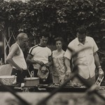 Four People at the Barbecue, Bay Ridge, Brooklyn, NY