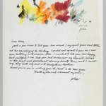 Letter with Drawing