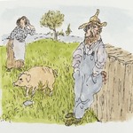 [Untitled] (Farmer, Pig, Wife)