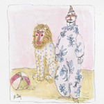 [Untitled] (Pink Clown; Lion)