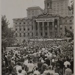 [Untitled] (Brooklyn Dodgers Parade, Borough Hall, Brooklyn)