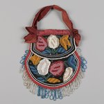 Beaded Bag with Floral Design