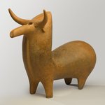 Spouted Vessel in the Form of a Bull